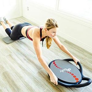 ABDolly Core Fitness Abdominal Abs Training Machine Equipment with Workout DVD for Cardio, Strength/Conditioning, & Plyometric Training