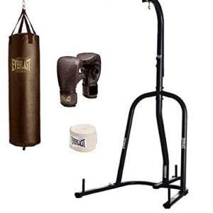 Beastly Gen Gyms and Everlast Punching Bag Everlast Heavy Bag Kit with Stand (100)
