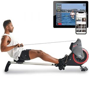 Fitness Reality Air & Magnetic Rowing Machine with On Demand Coaching